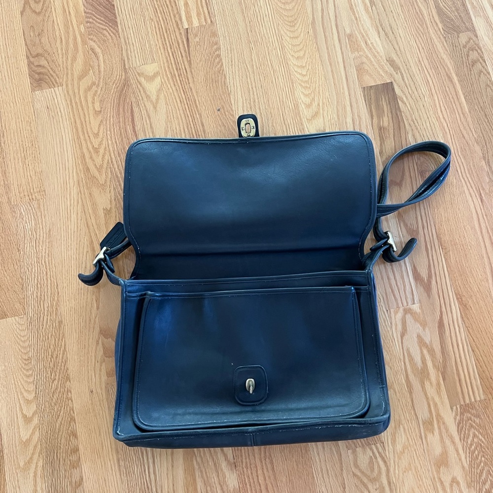 Classic Coach leather briefcase computer bag - Picture 3 of 5